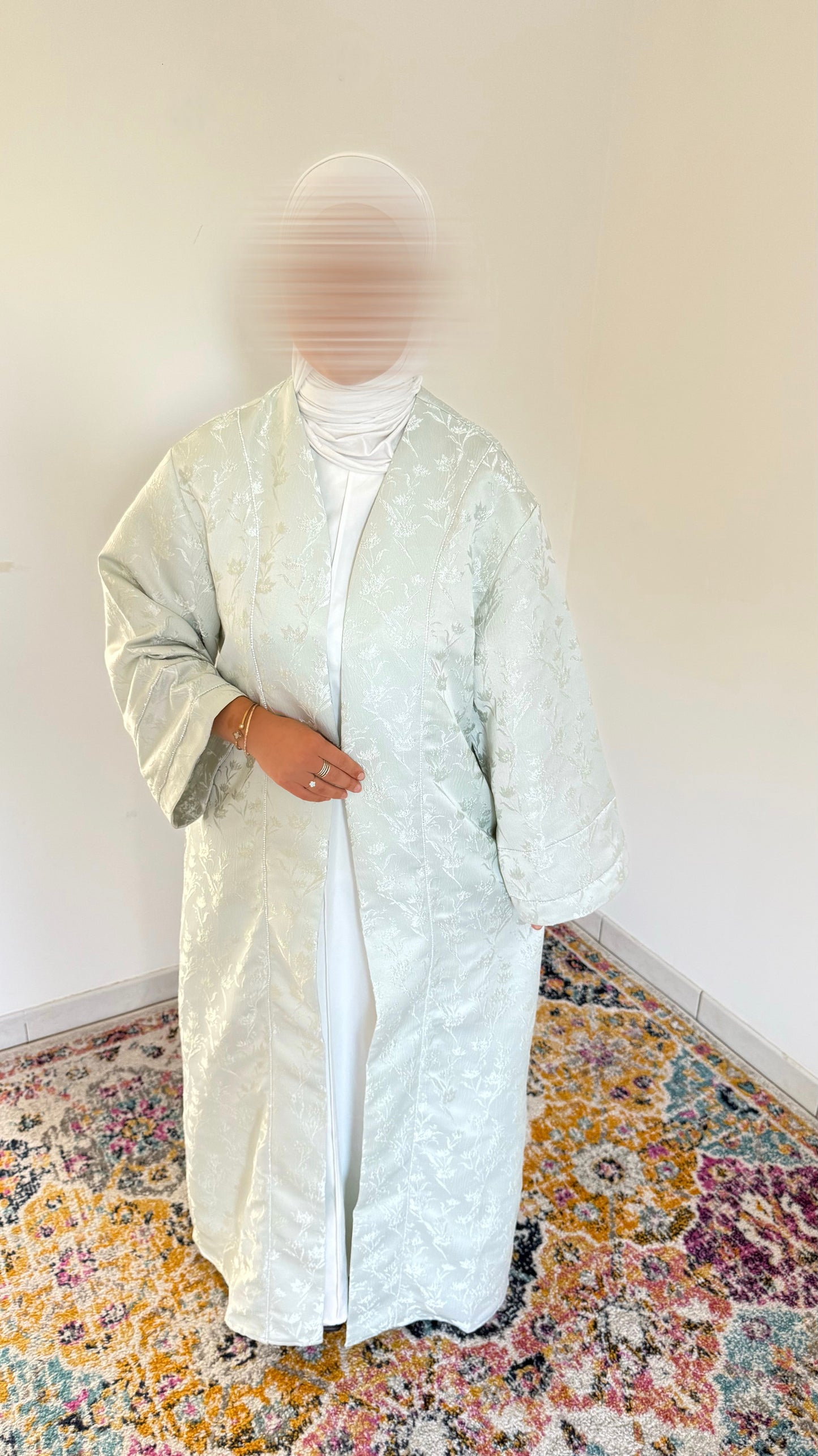 Kimono Isra vert eau
