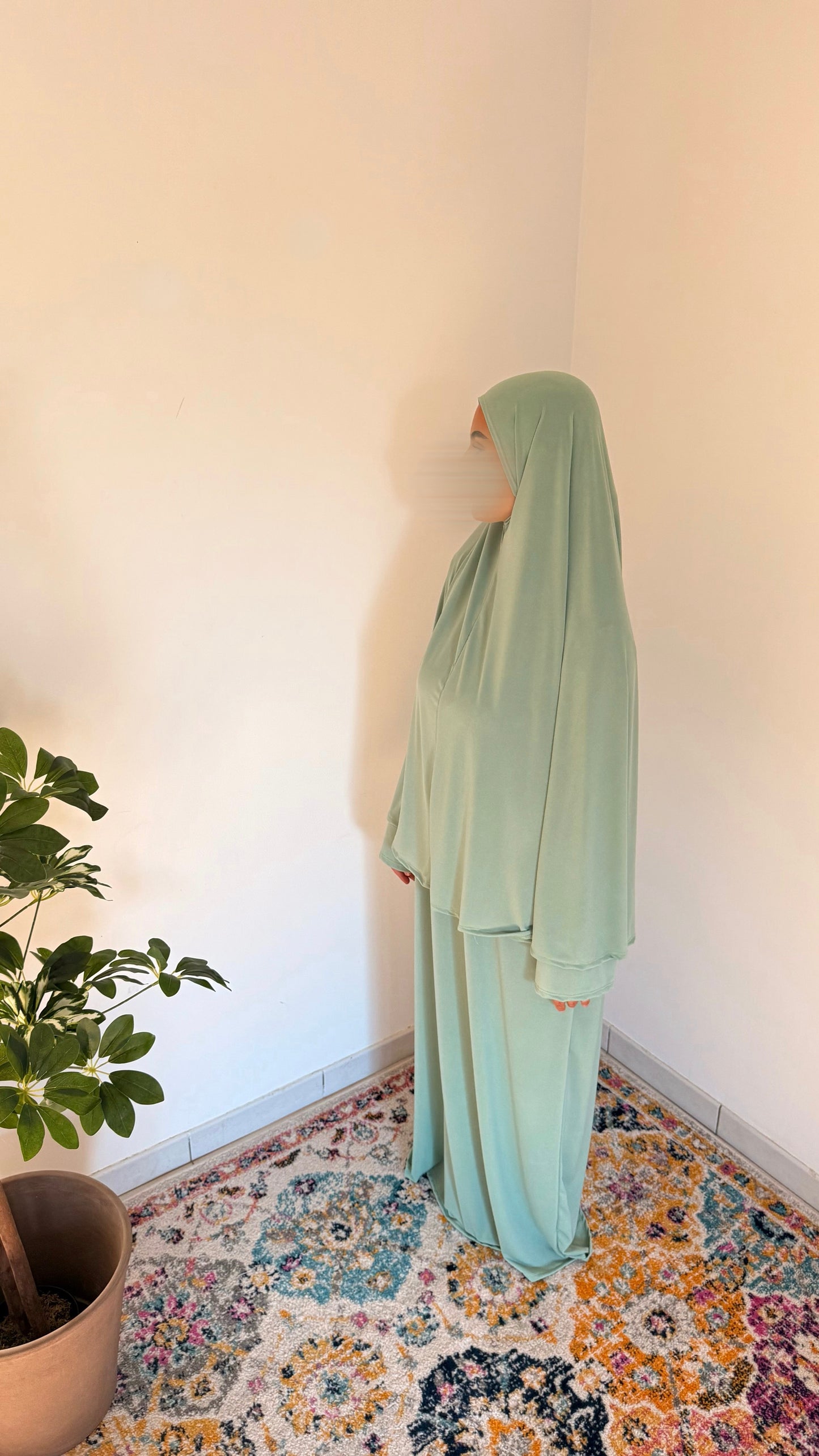 Ensemble Jersey Premium vert eau