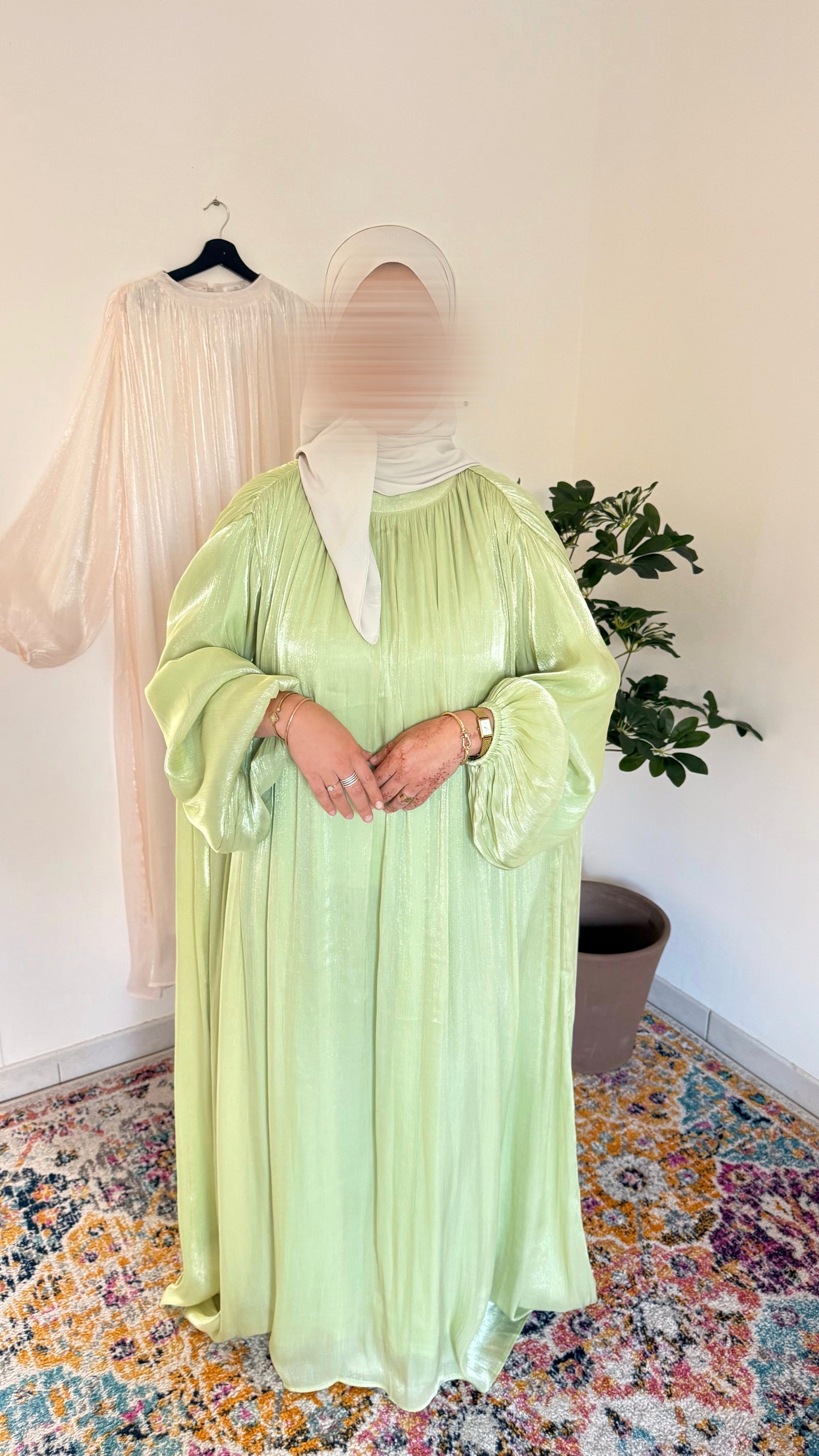 Robe Najlaa vert eau