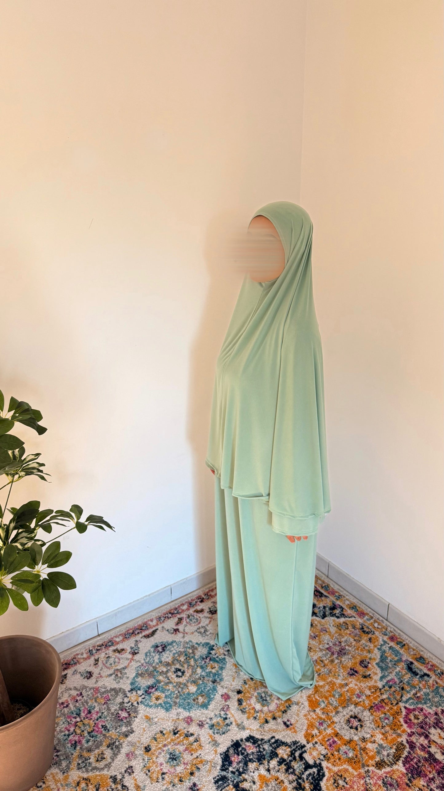 Ensemble Jersey Premium vert eau