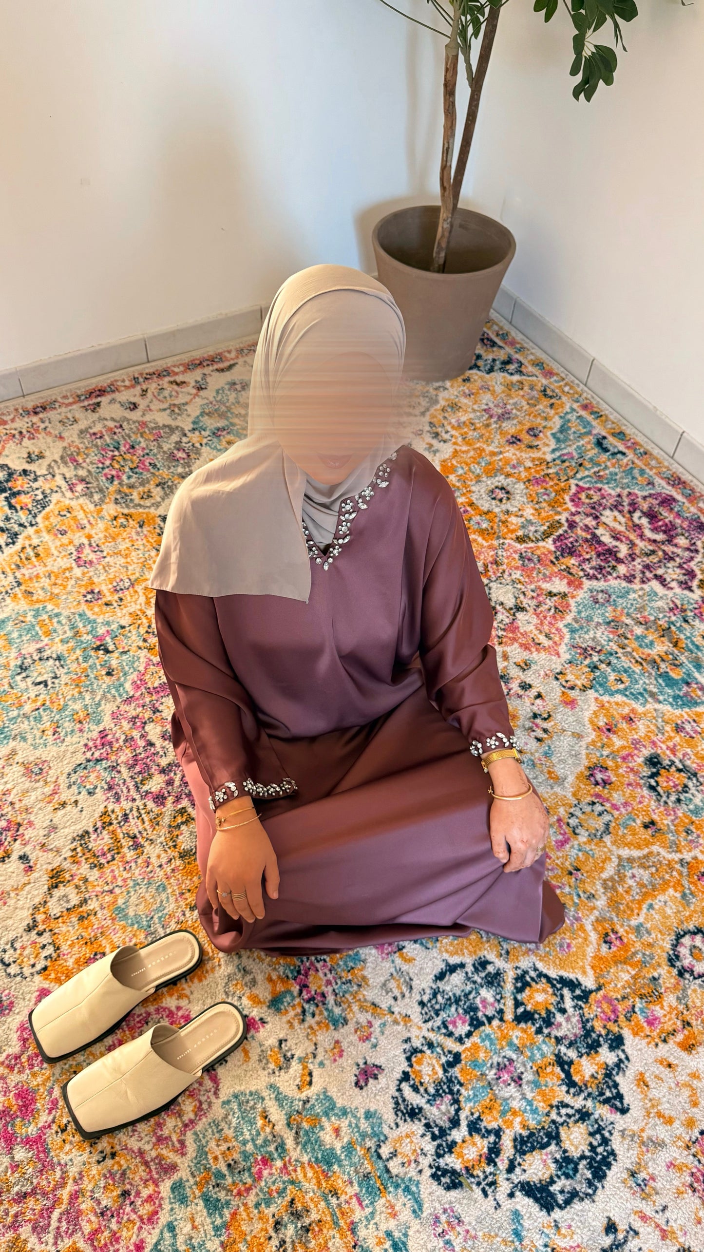 Abaya Mira prune