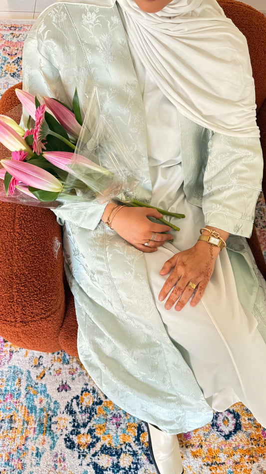 Kimono Isra vert eau